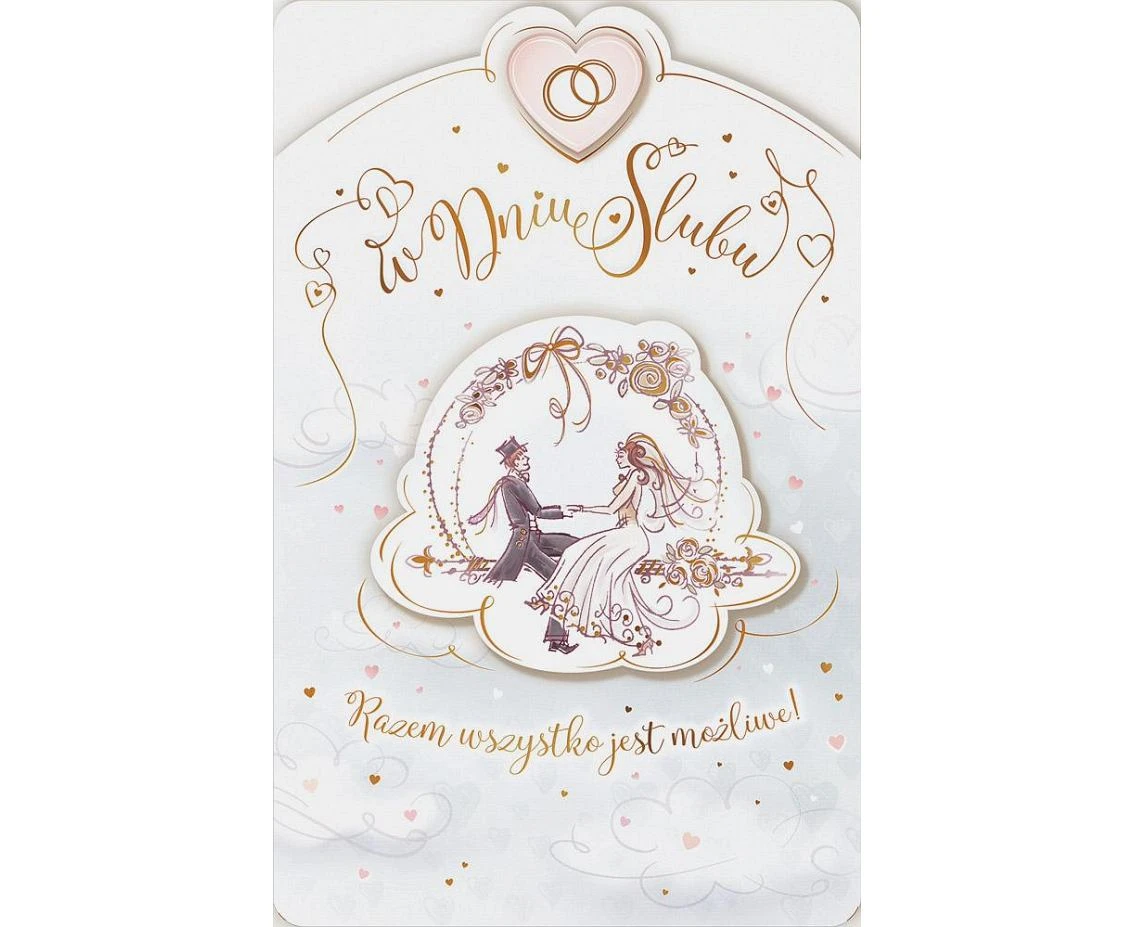 Wedding Occasion Card, Couple, 13x20,5 cm